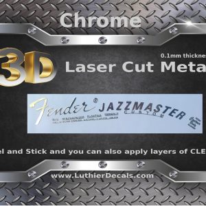 Fender Jazzmaster Guitar Decal M98b