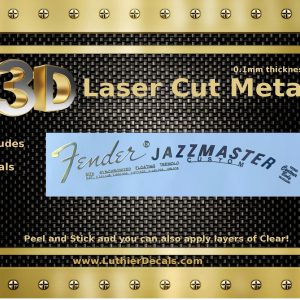Fender Jazzmaster Guitar Decal M99
