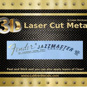 Fender Jazzmaster Guitar Decal M99b