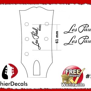 Gibson Les Paul Model Guitar Decal #53