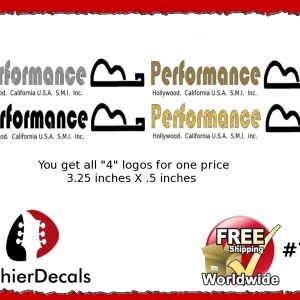 Performance Guitar Decal #72
