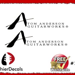 Tom Anderson Decal Guitar Headstock Decal #118