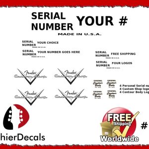 Serial Number Decal Kit #17