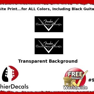 Fender Guitar Custom shop Decal #97w