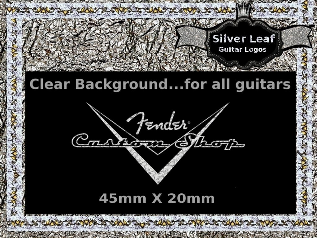 Fender Guitar Custom shop Decal Gold #56s