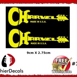 Charvel Guitar Decal Yellow #163