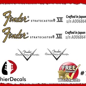 Fender Stratocaster Crafter in Japan Guitar Decal #136