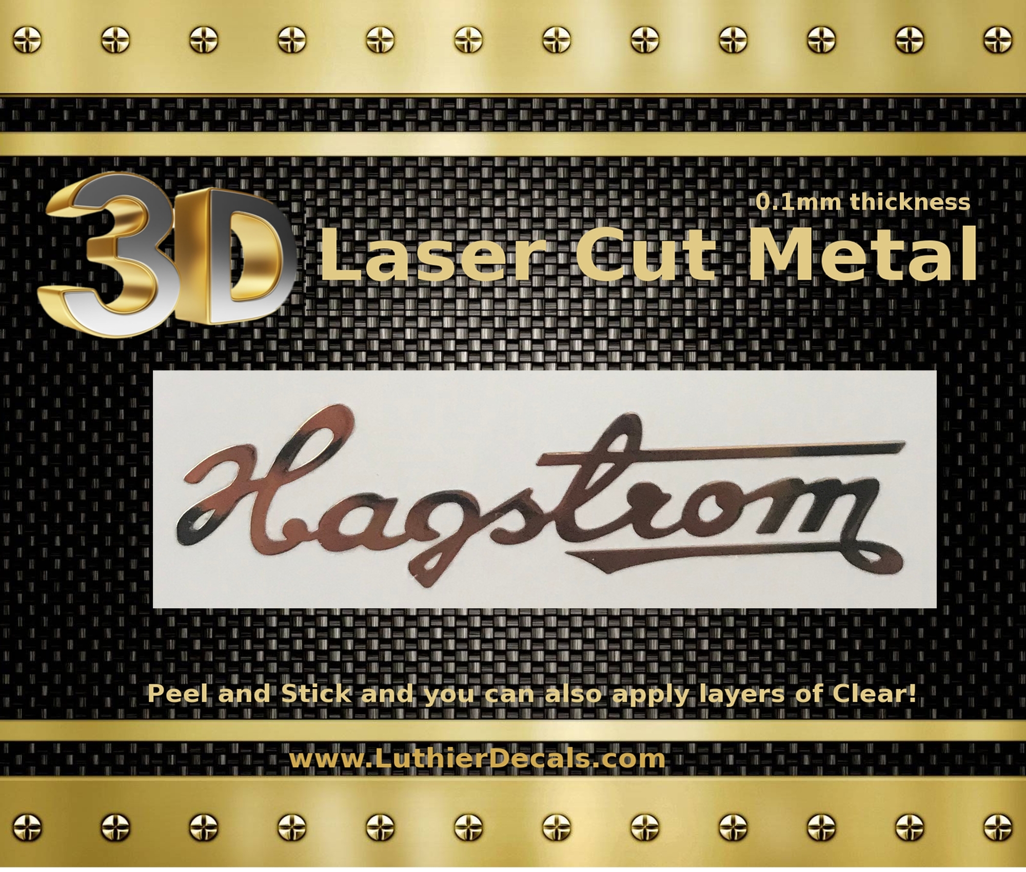 Hagstrom Guitar Decal M82b