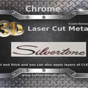 Silvertone Guitar Decal M59b